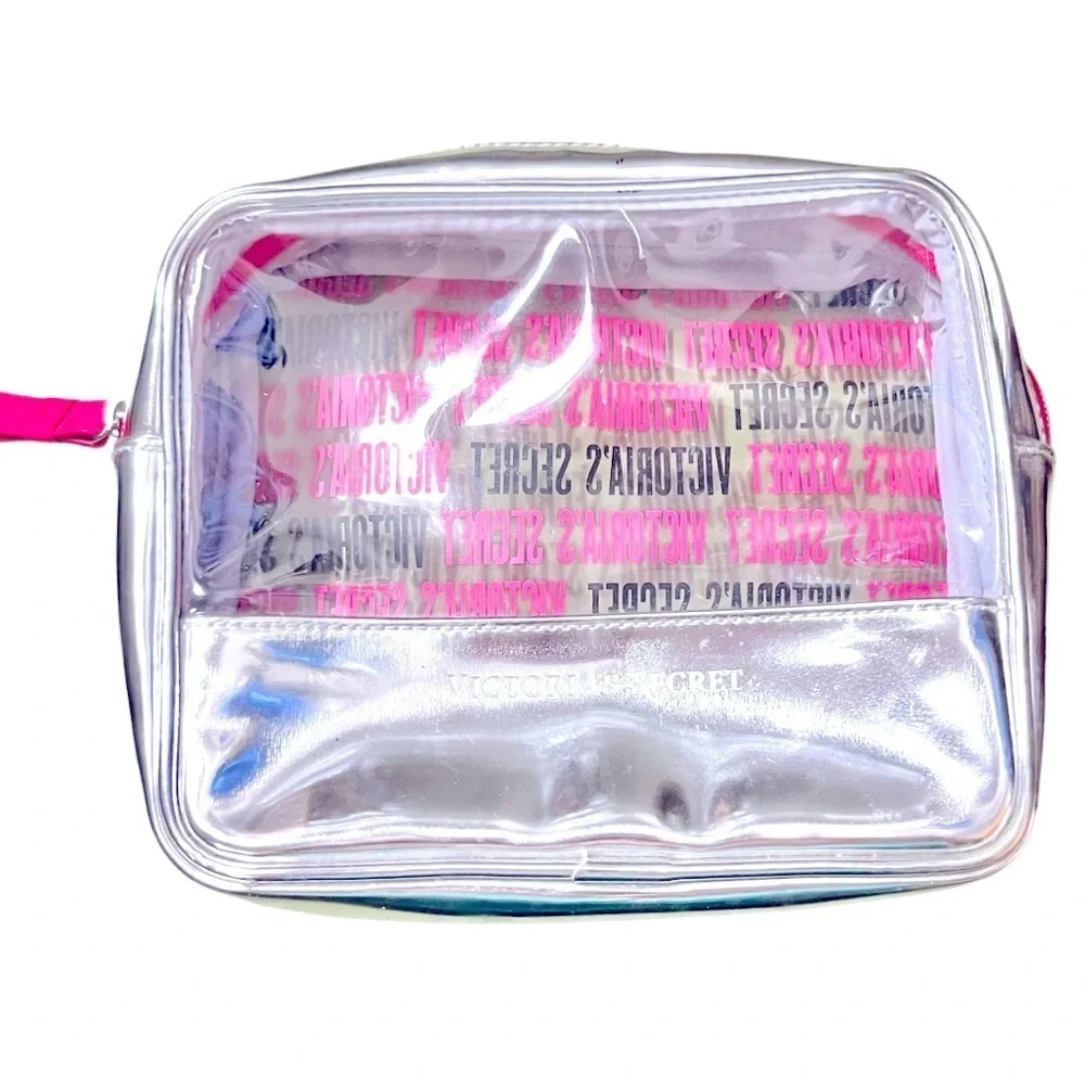 Victoria’s Secret Makeup Bag Pink/Silver